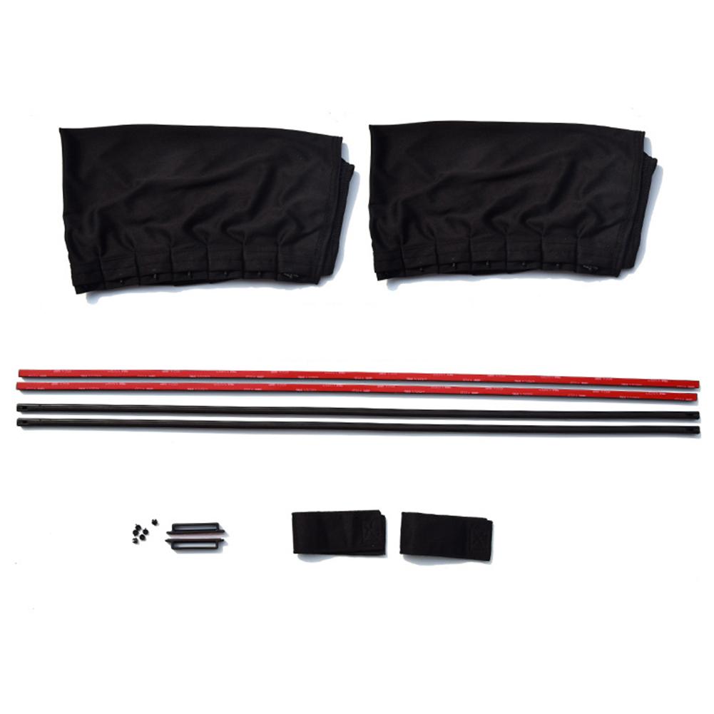 2 шт. 50 см автомобильный солнцезащитный козырек боковое окно занавеска авто складная УФ-защита аксессуары черная чистая ткань авто аксессуары