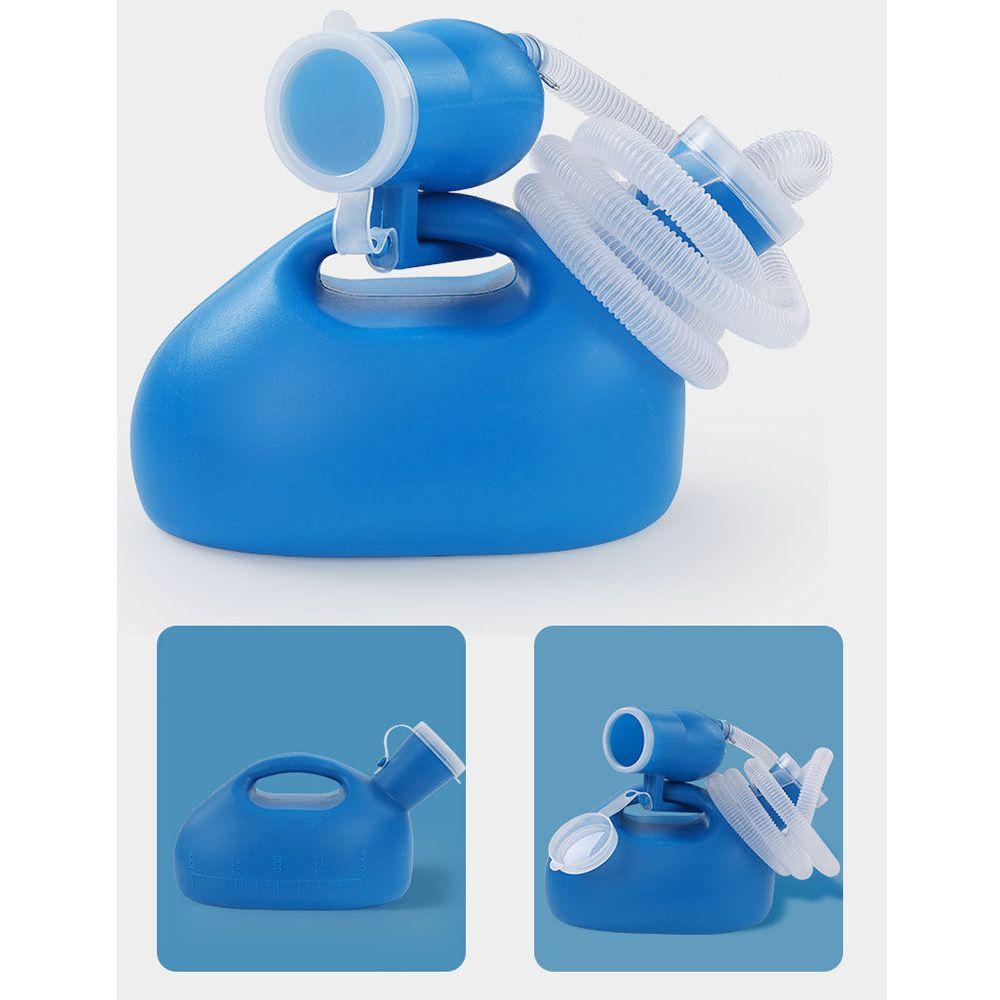 Писуар 2000 мл Горшок с крышкой Туалетное приспособление Бутылка Портативная бутылка для писсуара Дорожное хранилище мочи