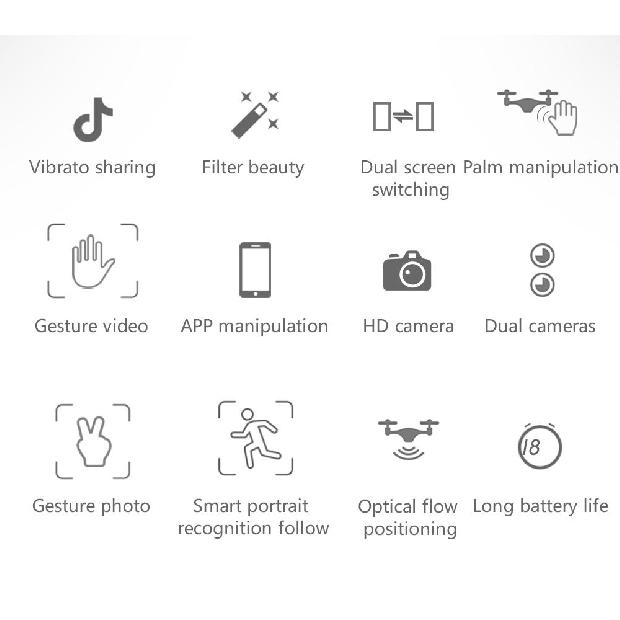 Xiaomi Foldable Aerial Photography And Video Drone Quadcopter Type With 4K Resolution Wide Angeled CAMERA Come With Remote Controller WIFI Compatible