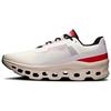 On Cloudmonster Low top CloudTec Cushioning System Casual Long Distance Running Sprint Running Shoes Men's Ecru 61-97655