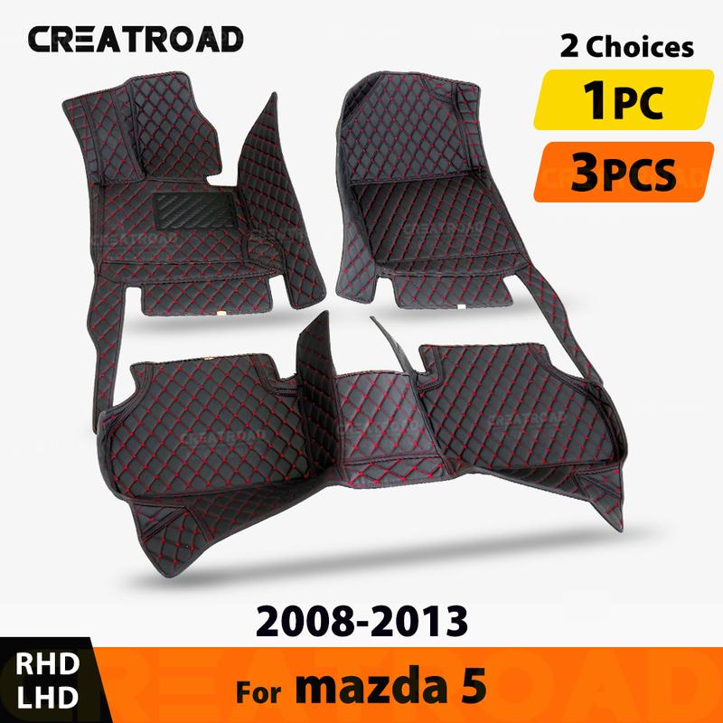 Автомобильные коврики для mazda 5 (7-местный) 2008 2009 2010 2011 2012 2013 автомобильные коврики автомобильный коврик чехол для салона Аксессуары