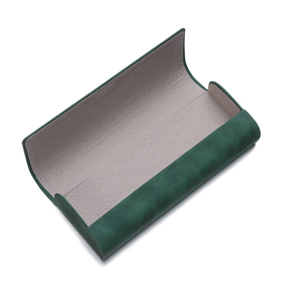 Винтажный Портативный Большой Вместимости Кожаный Чехол для Очков Коробка для Очков Держатель для Очков