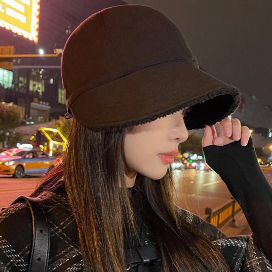 Бейсболка однотонная с бархатной подкладкой, регулируемая женская шапка, дизайн с защитой ушей, уличная зимняя шапка