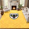 AFC Wimbledon Carpet Door Mat for Living Room or Bedroom Protective Mat Under Chair Office Decoration Christmas Gift Birthday Present