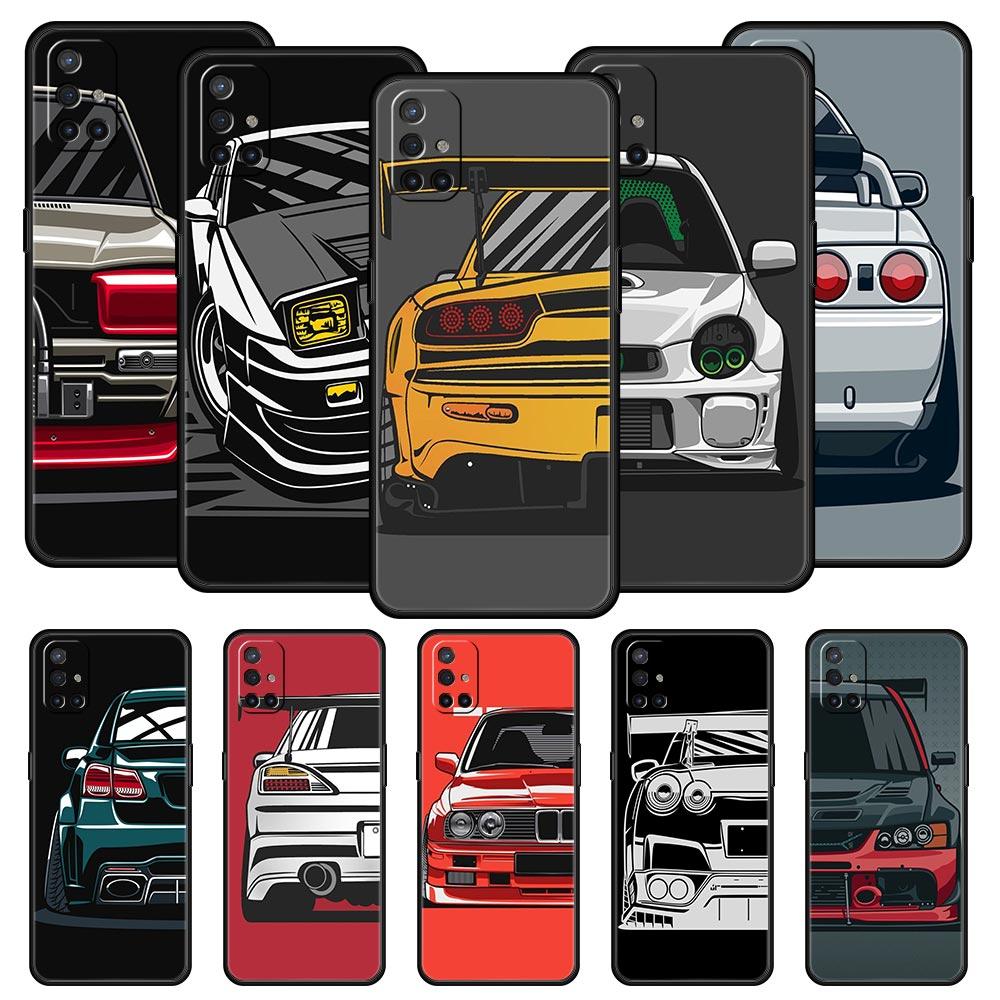 Япония JDM Спортивный Автомобиль Чехол для Телефона Для OnePlus 10 9 Pro 9T 10R 9R 9RT 8T 8 7 6T 7T Nord 2T CE 2 5G N200 N10 N100 Силиконовая Крышка