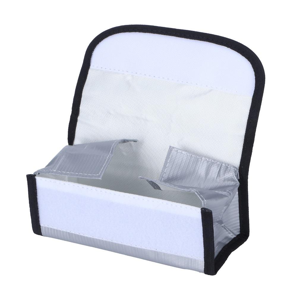 Durable High Temp Resistant Battery Bag Fixed Size Fireproof Safety Bag Sturdy Lightweight Storage Pouch Battery Storage