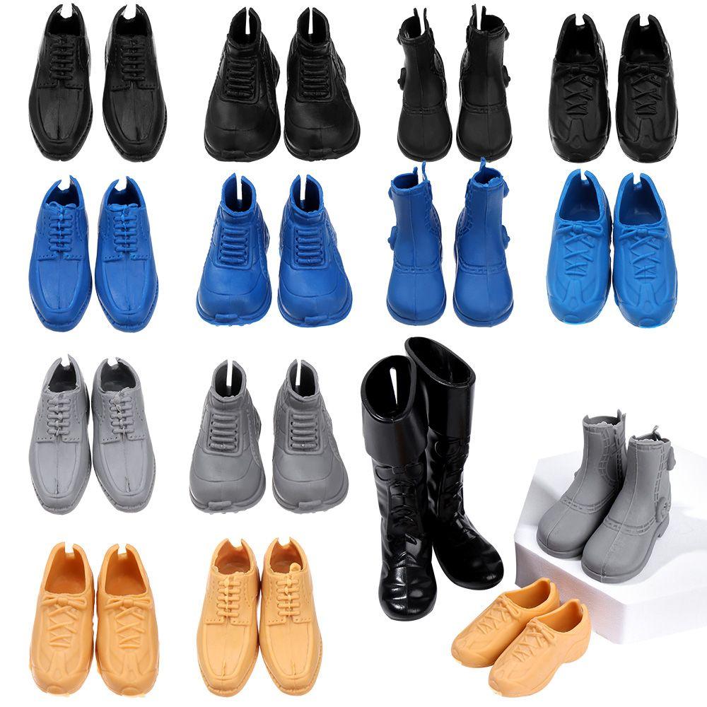 1/6 Male Dolls Fashion Original Kids DIY Dressing Prince Males Boots Sandals Doll Shoes
