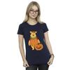 Winnie the Pooh Womens/Ladies Pumpkin Cotton Halloween T-Shirt