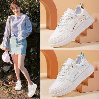 2025 весна новые маленькие белые туфли женские студенческие корейская версия ins трендовые универсальные туфли на платформе одинарные туфли трендовая обувь повседневная обувь женская обувь