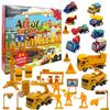 Advent Calendar 2024 Toy Vehicle Toy Construction Vehicle Set Engineering Car Present Christmas Holiday Countdown Playset Countdown To Adventure Gift