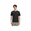 Li Ning Running Series Solid Color Round Neck Pullover Quick-Dry Breathable Short Sleeve T-Shirt Men Tops Black ATSU191-1