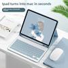 Кожаный чехол с клавиатурой Bluetooth для iPad Air 10.2, слот для ручки Pro11, корпус 9,7/10,5 дюймов