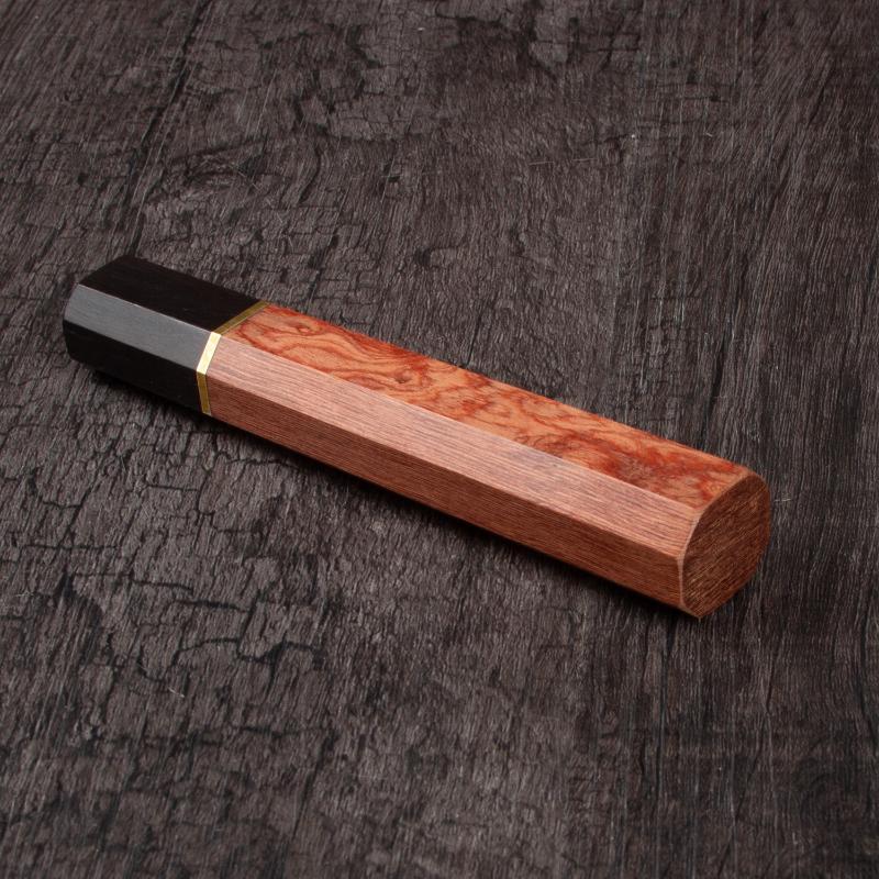 1 шт. Японский Классический Восьмиугольный Для DIY Полуфабрикат Ручная Работа Высокое Качество Дерево Материал Рукоятка Кухонного Ножа