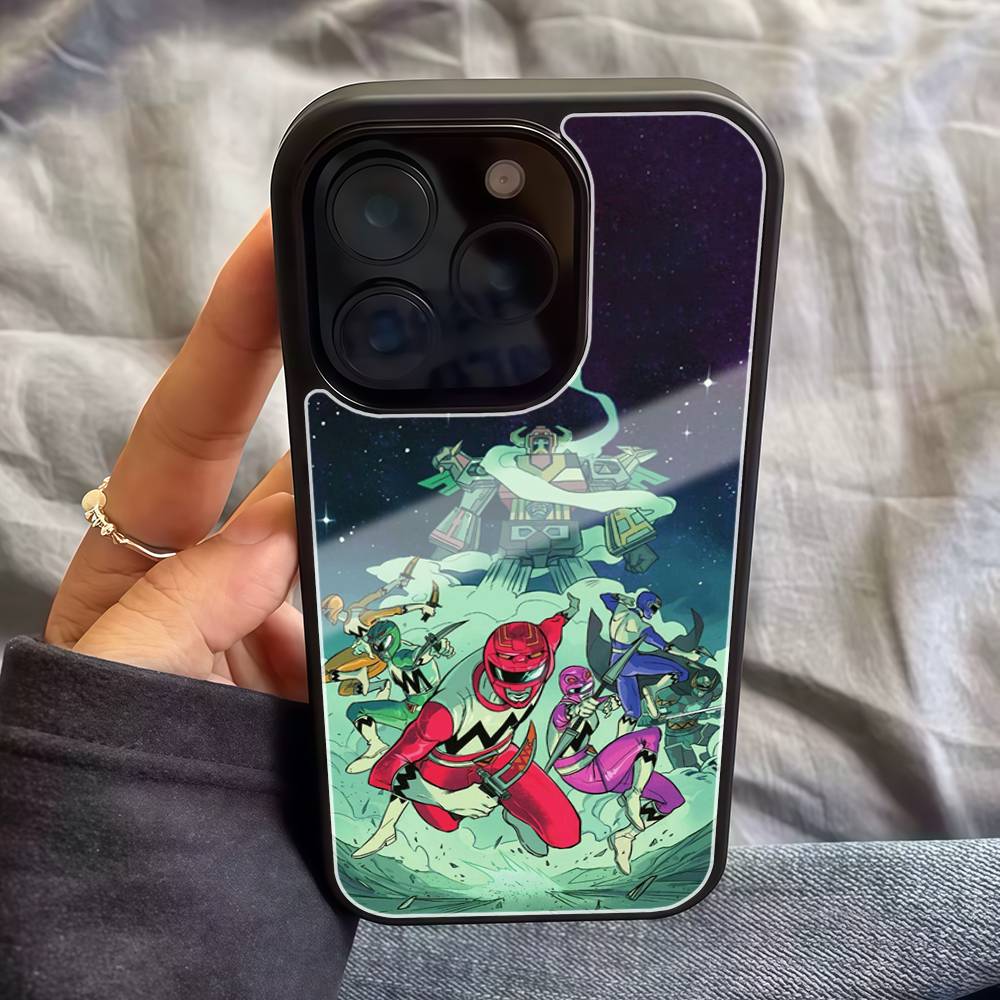 P-PowerS-COOL R-RangerS Phone Case For IPhone 17 Promax Air 16 E 15 14 13 12 11 Pro Max Y2K PC+TPU Cover