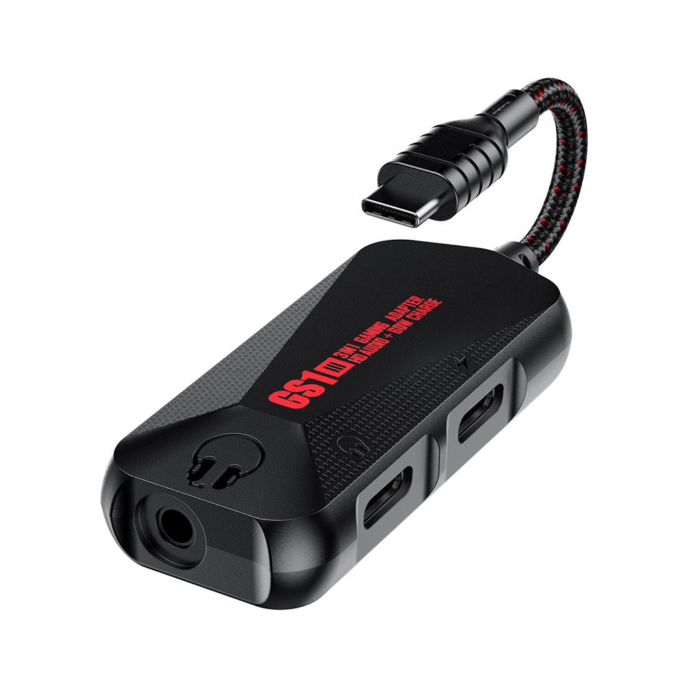 3-in-1 Gaming Sound Card Type-C To 3.5mm Gaming Phone Audio Board 60W Nylon Portable 24Bit 96Hz Hi-Res Accessories