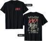 (Спереди и сзади ) Унисекс футболка с винтажным флаером и логотипом Slayer