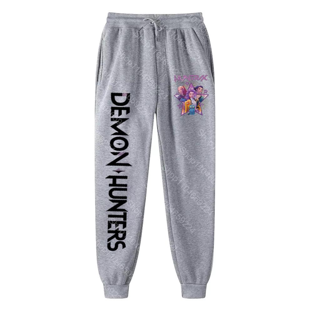 Kpop Demon Hunter Pants Streetwear Men Women Jogging Sweatpants Print Running Trousers Sport Oversized Jogger Pants