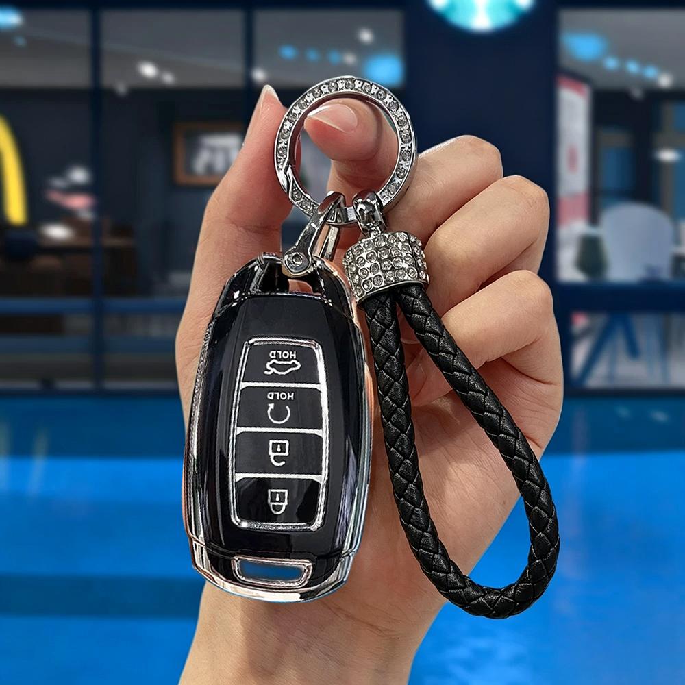 3 4 5 Кнопок Для Hyundai I30 Ix35 Kona Encino Solaris Azera Grandeur Ig Accent Santa Fe Palisade Брелок Чехол Для Ключа Автомобиля