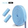 1 пара эластичных шнурков без завязок Капсульная пряжка Шнурки для кроссовок Плоскостопые шнурки без завязок Детские Взрослые Аксессуары для обуви