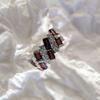 Серебряное кольцо с натуральным гранатом 5.692ct, вес изделия 5,28 гр (2204107)