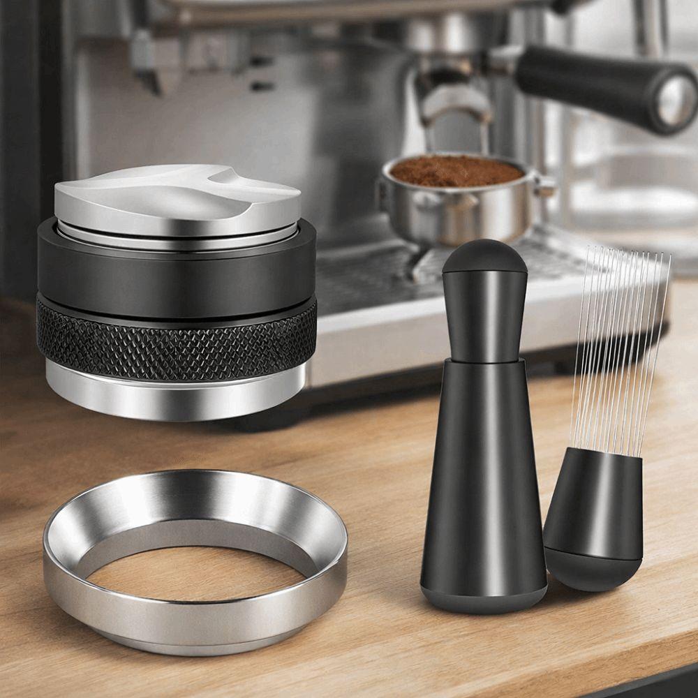 Stainless Steel Base Coffee Tamper 51/53/58 MM Coffee Powder Press Tamper Leveler  Coffee Brewing