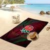 England Rugby Custom Beach Towel, Print Your Name Text Lightweight Absorbent Towel for Swimming Travel