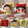 Chibi Maruko-chan Pillowcases: Let It Snow, Merry & Bright Room Home Decoration