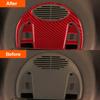 For Mini Cooper Hardtop R56 Clubman R55 R57 Accessories Carbon Fiber Interior Trim Car Roof Reading Light Lamp Cover Sticker