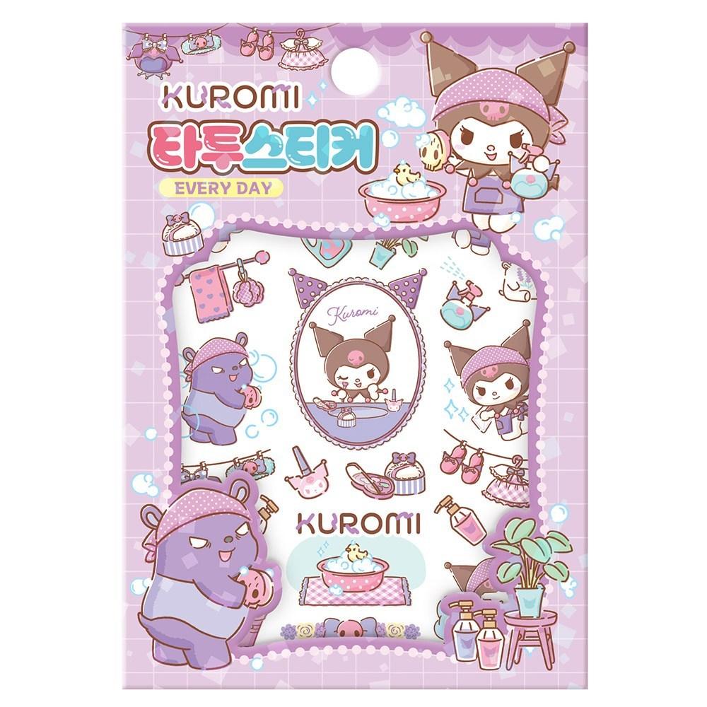 SJ Kuromi Tattoo Sticker Face Sticker