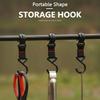 5/10 шт., подвижные крючки для кемпинга, съемные S-образные крючки, подвесная стойка для хранения, многофункциональные уличные инструменты
