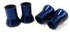 COTRAX TR413 Aluminum Air Valve Sleeves, 4 Piece Set, For Rubber Valves, Lightweight Aluminum,