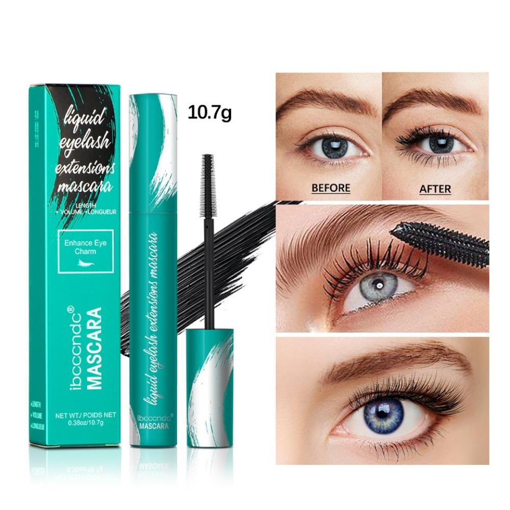 IBCCCNDC Новая тушь для ресниц, водостойкая, устойчивая к поту и против скручивания, тонкая, длинная, не цветет, зеленая тушь для ресниц