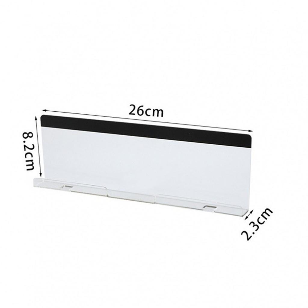 Мониторы Нижняя доска для заметок с отверстием для зарядки Акриловая компьютерная доска для сообщений для мобильного телефона Ручка для