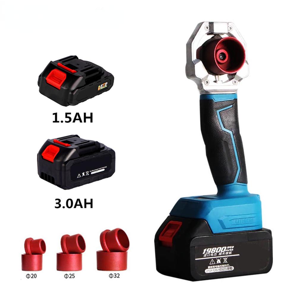 Cordless Hot Melt Machine Electric PPR / PB / PE Water Pipe Melter Rechargeable Plastic Welding Tools With Heads
