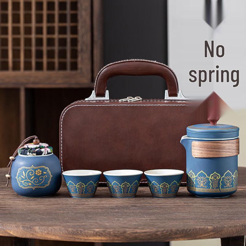 Minimalist Ceramic Travel Tea Set