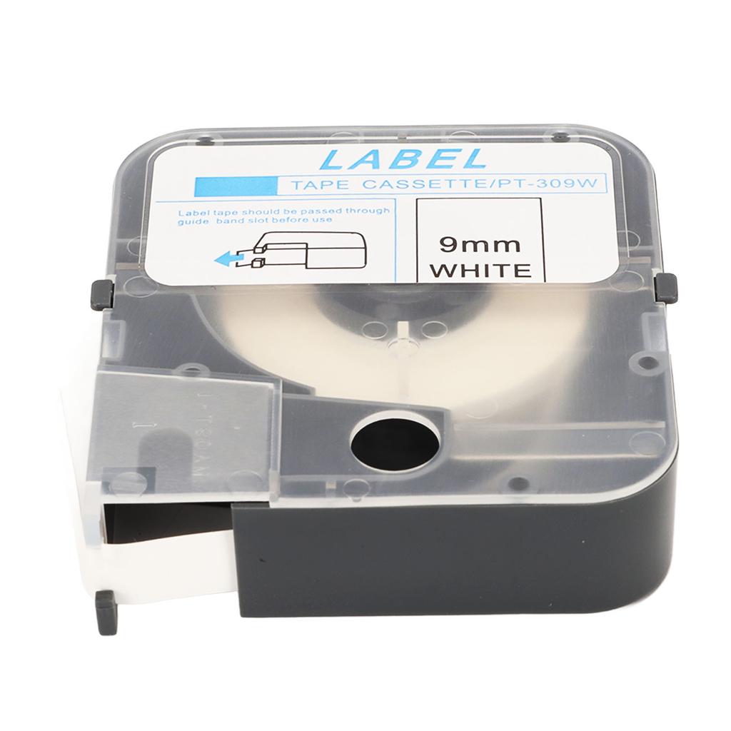 Label Maker Tape 9mm Wide 8m Length Self Adhesive Label Tape Refills for MAX LM380E LM390A LM370A LM