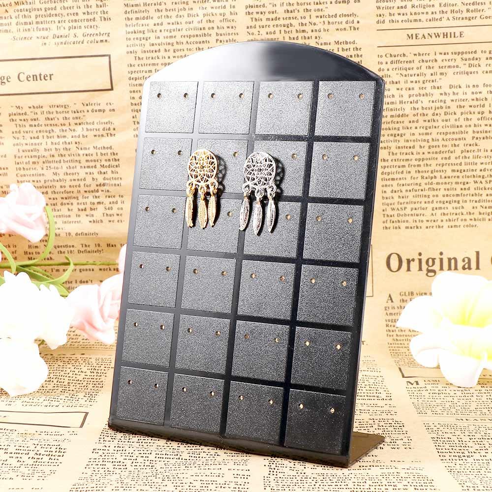 Women Show Holder Convenient Display Pairs Earrings Jewelry Rack Earring Box Jewelry Frame