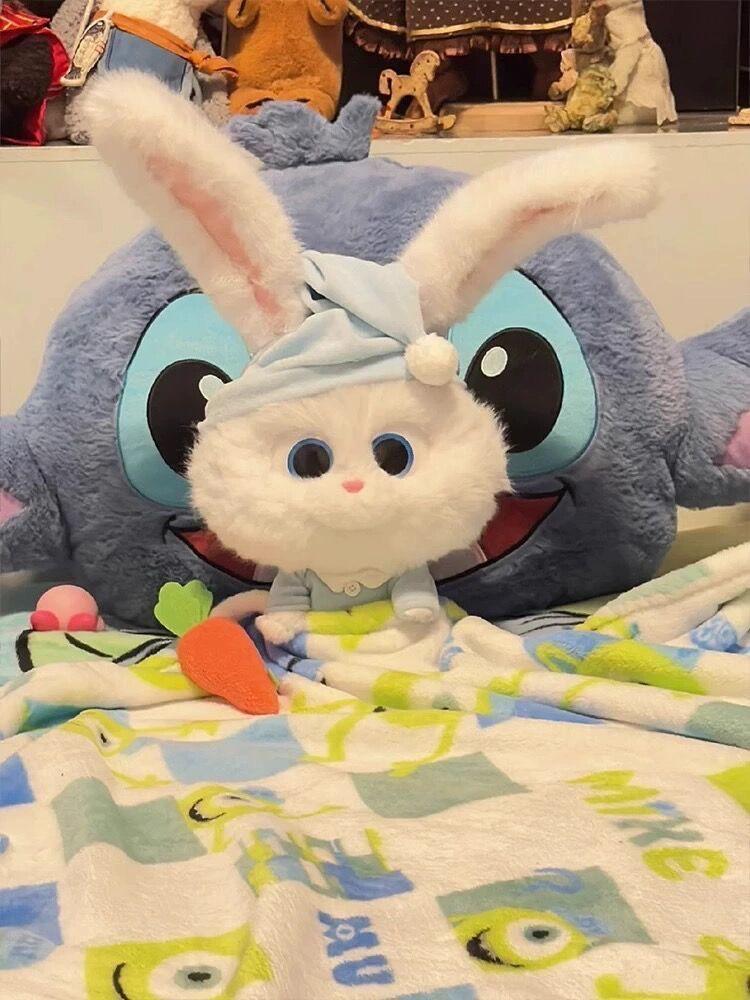 Boss Bunny: Long-Eared Plush Rabbit Doll Gift for Girls' Birthdays