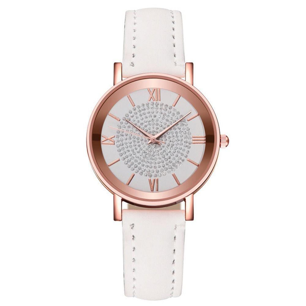 Модные водонепроницаемые повседневные кварцевые часы с круглым циферблатом, изысканные наручные часы для женщин