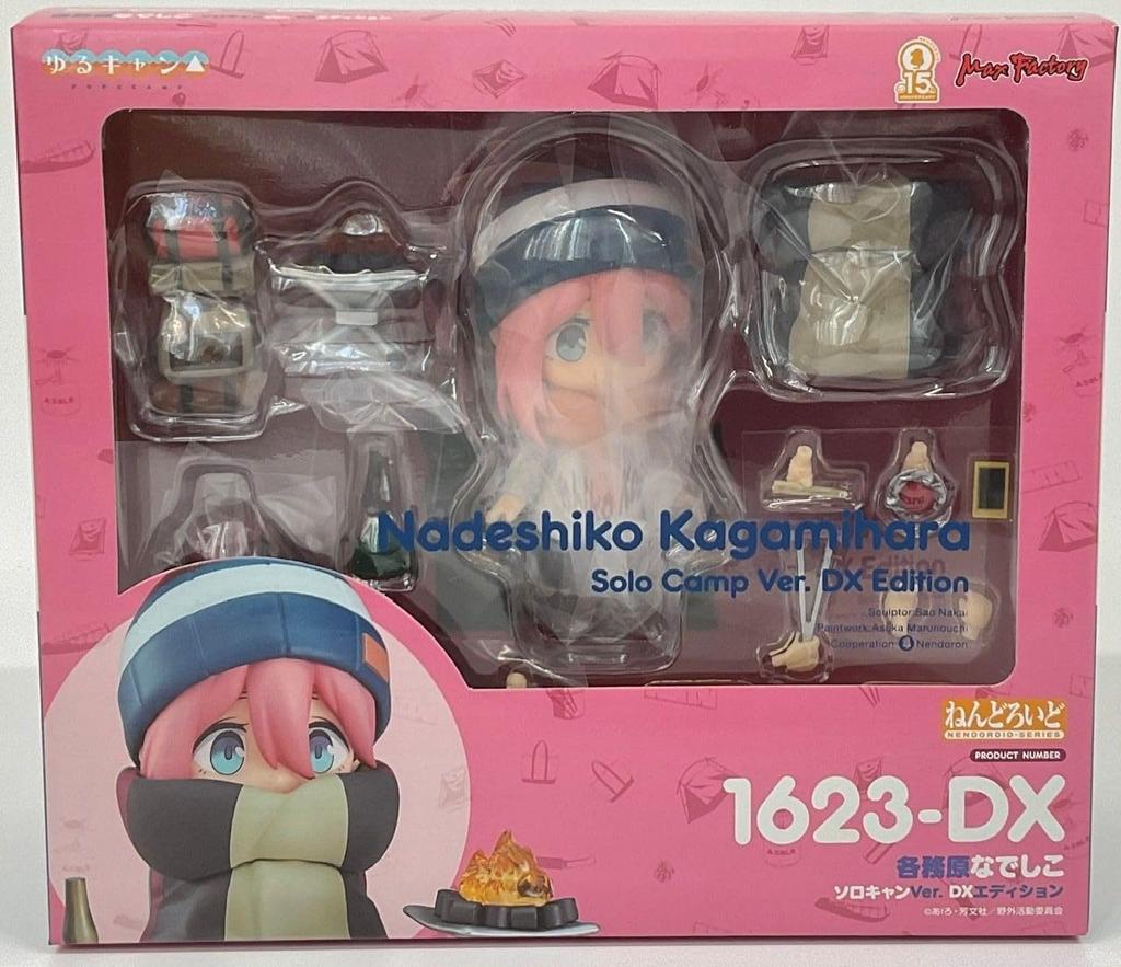 Нендороид Надэсико Кагамихара Solo Camp DX Edition ABS ПВХ Раскрашенная Подвижная Фигурка Yurucamp Вер. Немасштабный &