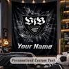 TapestryVfB Stuttgart FC Custom Name Text Personalized Wall Hanging Tapestry Home Wall Decor