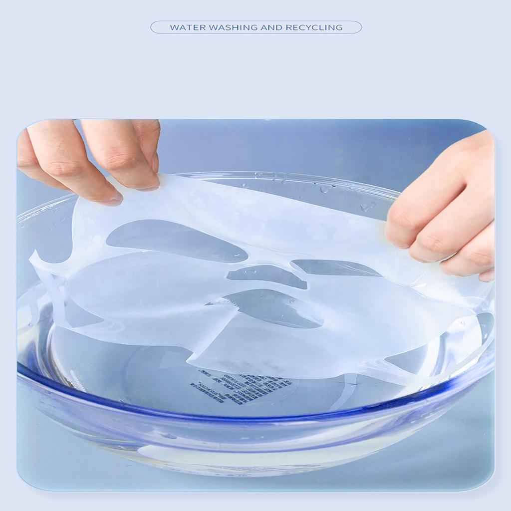 Силиконовая маска для лица, женский инструмент для ухода за кожей, подвесная маска для лица, гель-лист, многоразовые подтягивающие средства против морщин, укрепляющие уши, фиксированные инструменты