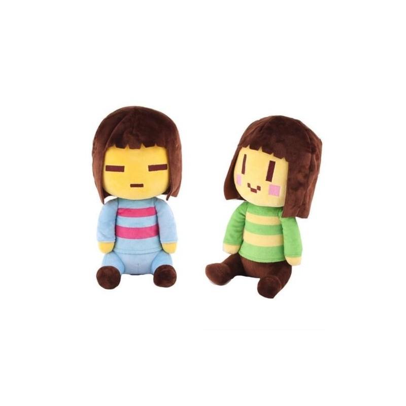 Очаровательная Плюшевая Кукла-Фигурка Фриск Чара из Undertale Мягкая Игрушка 20см Подарок Ребенку Рождество