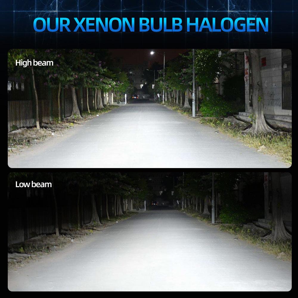Roadsun 9005 9006 H4 H7 H11 H13 Автомобильная светодиодная фара 880 9004 9007 H1 H3 30000Лм Ближний Дальний Свет 6000K Белый Яркий 3570 CSP Чипы