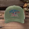 Dominican Republic Adjustable Baseball Cap  MultiColor Trucker Hat for Daily Wear Outdoor Vacation  Commute