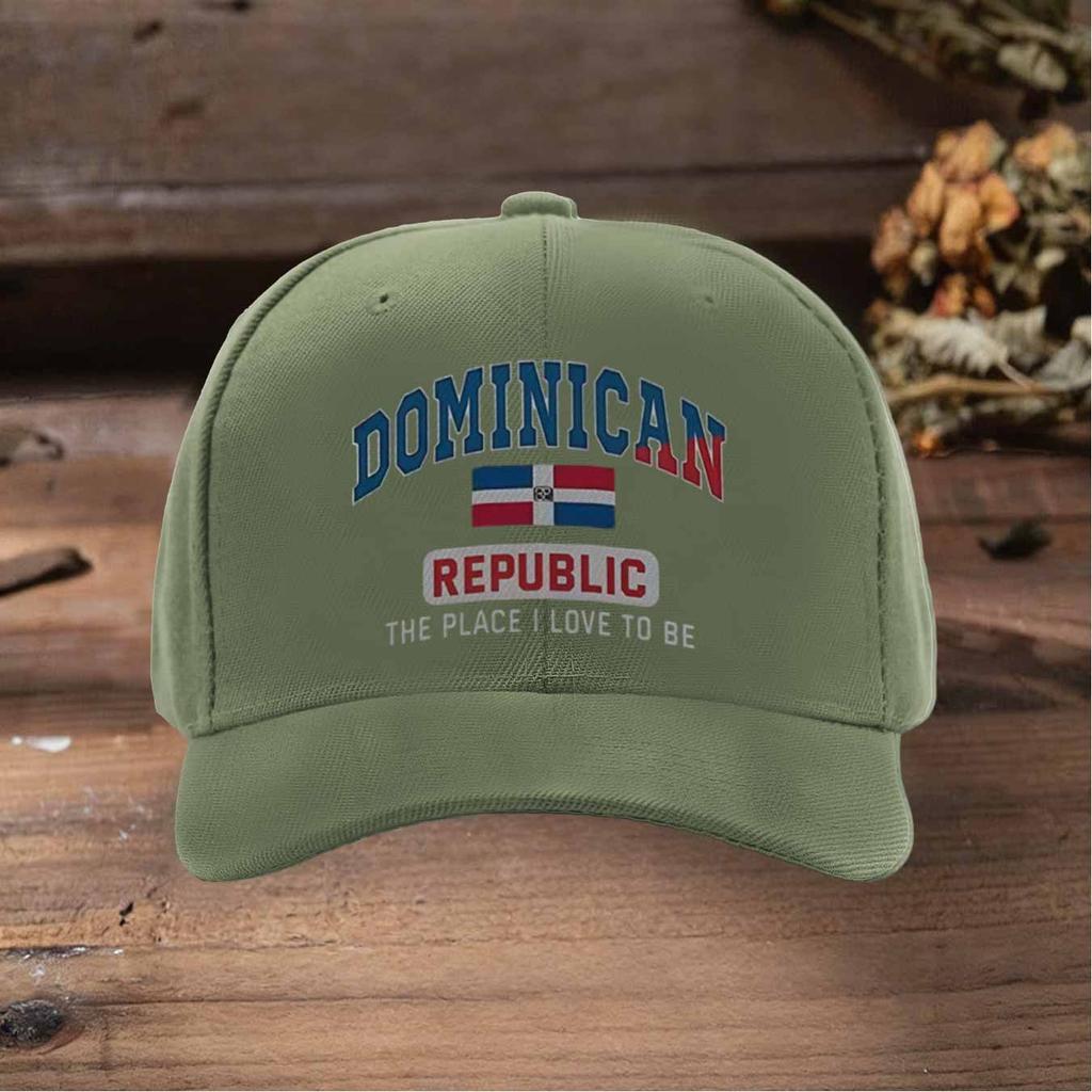Dominican Republic Adjustable Baseball Cap MultiColor Trucker Hat for Daily Wear Outdoor Vacation Commute