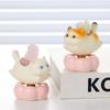 Вращающийся котенок, Милый кот, Довольный кот, Гладкий кристалл, Сырой камень, Предмет декора для дома, Мультяшный котенок, Предмет для украшения рабочего стола