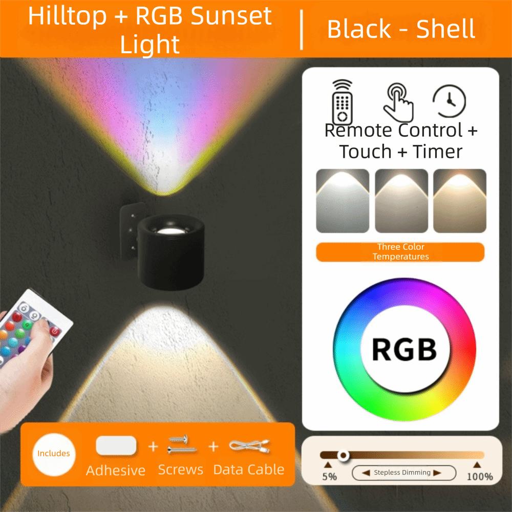 Non-Flickering LED Reading Light Remote Control Rechargeable Light Magnetic Lamp Bedtime Reading