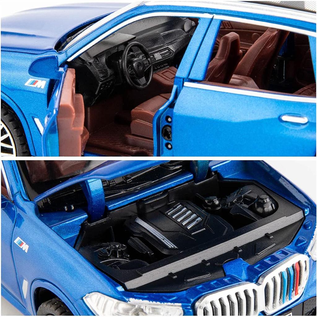 1:32 Совместимость с моделью внедорожника BMW X5, игрушечный автомобиль из цинкового сплава, игрушечный автомобиль со звуком и светом для детей, подарок для мальчиков и девочек