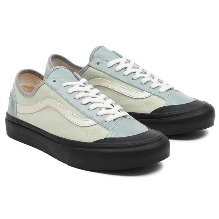 Alex Knost x Lee-Ann Curren x Vans Style 36 Decon Зеленые Светящиеся Черные Унисекс Кроссовки Серые VN0A5HYRB97